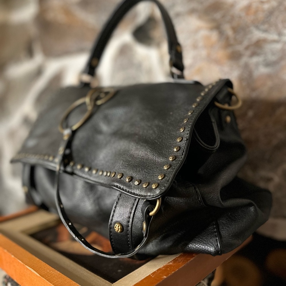 Beautiful Black and Metal Purse